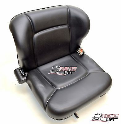 NEW TOYOTA FORKLIFT SEAT WITH RETRACTABLE SEATBELT BELT PREMIUM QUALITY! + SEAT SWITCH
