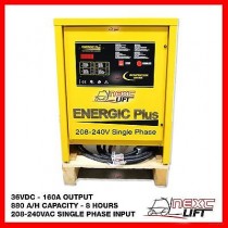 NEW 36 VOLT 120 AMP 240V SINGLE PHASE FORKLIFT CHARGER 36V 208V 220V 1P 660 A/H