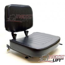 NEW UNIVERSAL FOLDING VINYL FORKLIFT SEAT FITS NISSAN CAT HYSTER CLARK TOYOTA