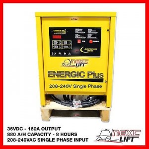 NEW 36 VOLT 160 AMP 240V SINGLE PHASE FORKLIFT CHARGER 36V 208V 220V 1P 880 A/H