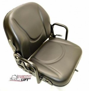 NEW DOOSAN DAEWOO VINYL FORKLIFT ADJUSTABLE FOLDING FLIP SEAT A152098