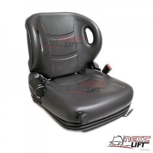 NEW MOLDED TOYOTA FORKLIFT SUSPENSION SEAT W/ SEATBELT & SWITCH PREMIUM QUALITY!