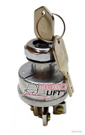 NEW UNIVERSAL IGNITION SWITCH CLARK HYSTER YALE CROWN DAEWOO KEY FORKLIFT CAT