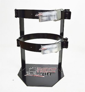 PROPANE LP LPG TANK BRACKET VERTICAL 8 10 GALLON RV FOOD TRUCK 30 40 33.5 43.5